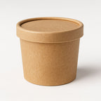 Kraft Paper Portion Pots & Lids