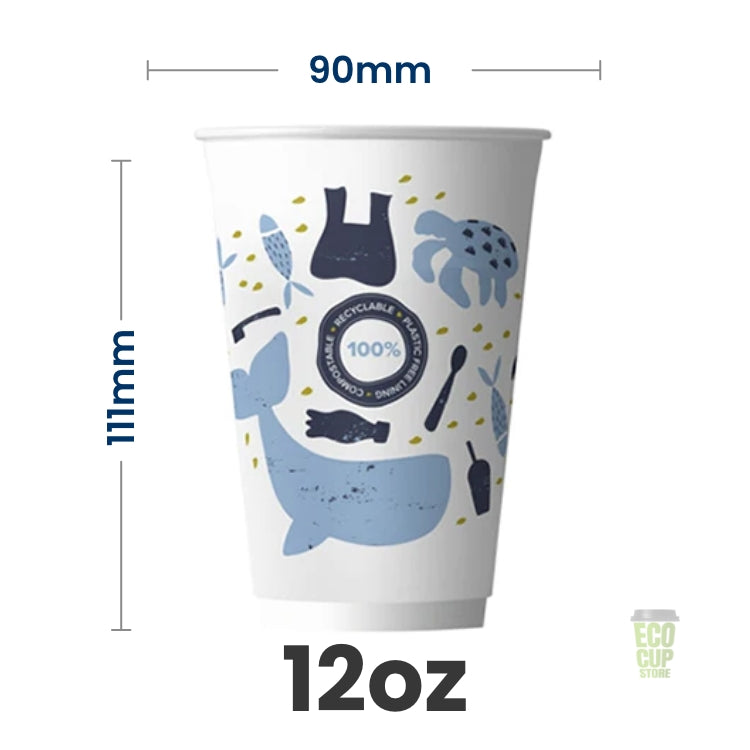 Double Wall Compostable Aqueous Cups