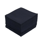 33cm 2 Ply Black Lunch Napkins 1/4 Fold