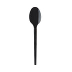 Reusable Black Plastic Cutlery