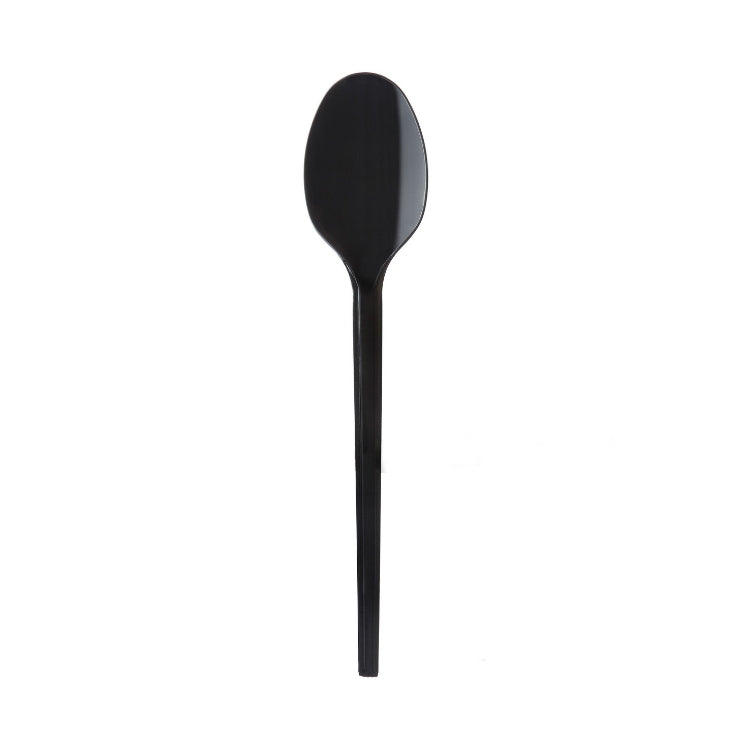 Reusable Black Plastic Cutlery