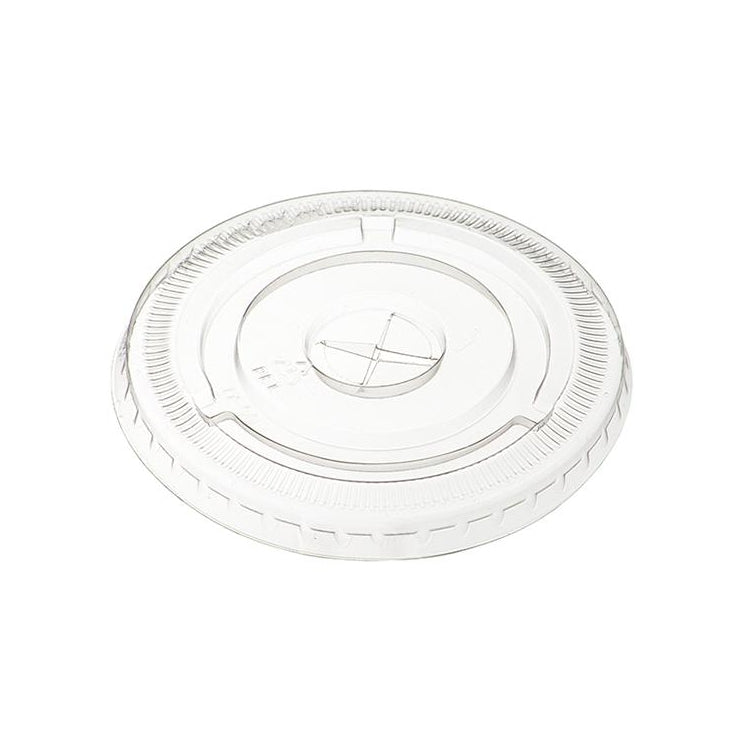 Flat PLA Lids with Straw Slot