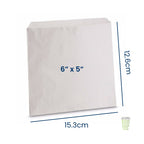White Scotchban Greaseproof Paper Bags