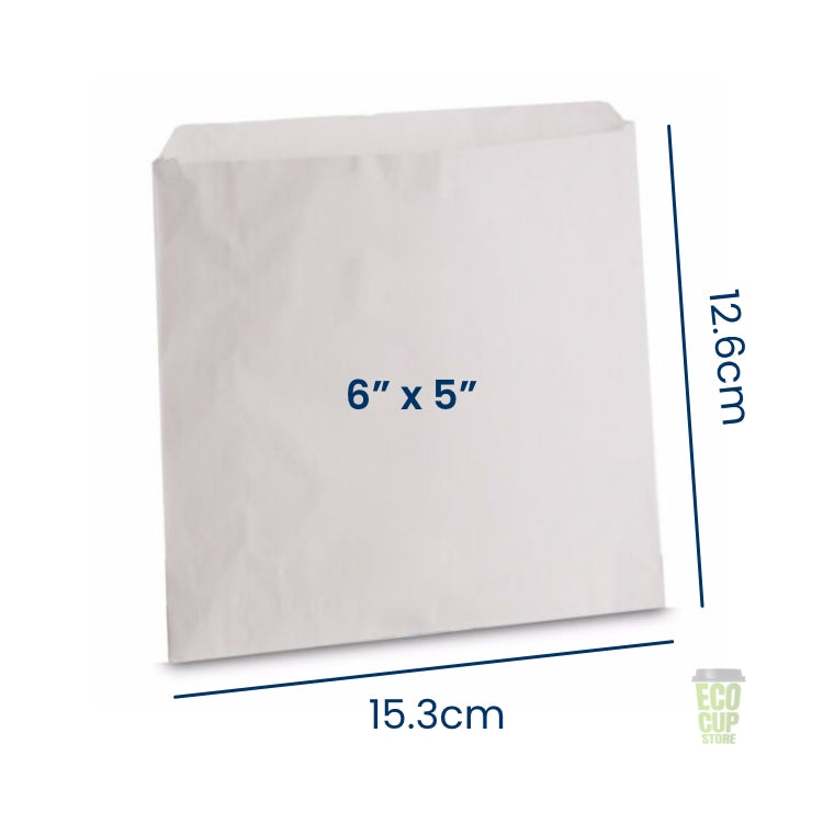 White Scotchban Greaseproof Paper Bags