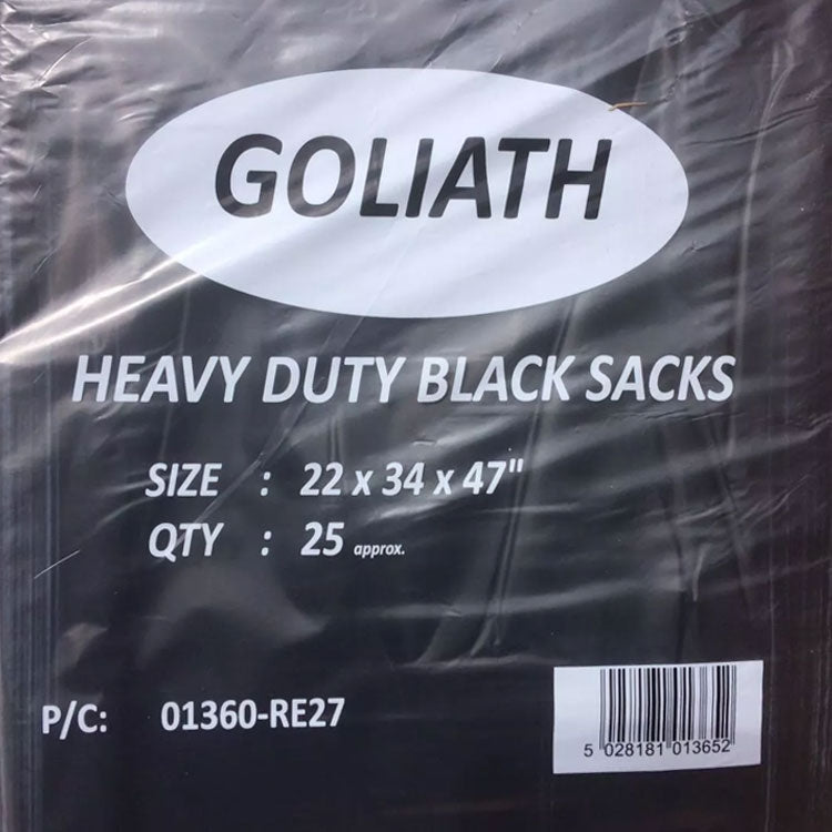 XL Heavy Duty Black Compactor Sacks