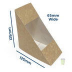 Kraft Window Sandwich Wedges
