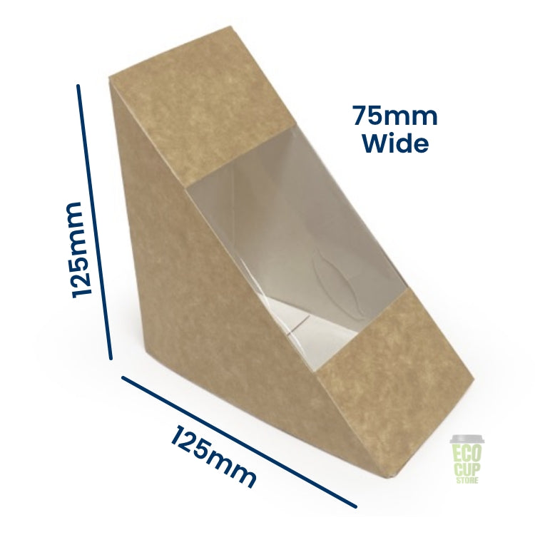 Kraft Window Sandwich Wedges