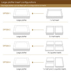 Kraft Platter Half Tray Insert