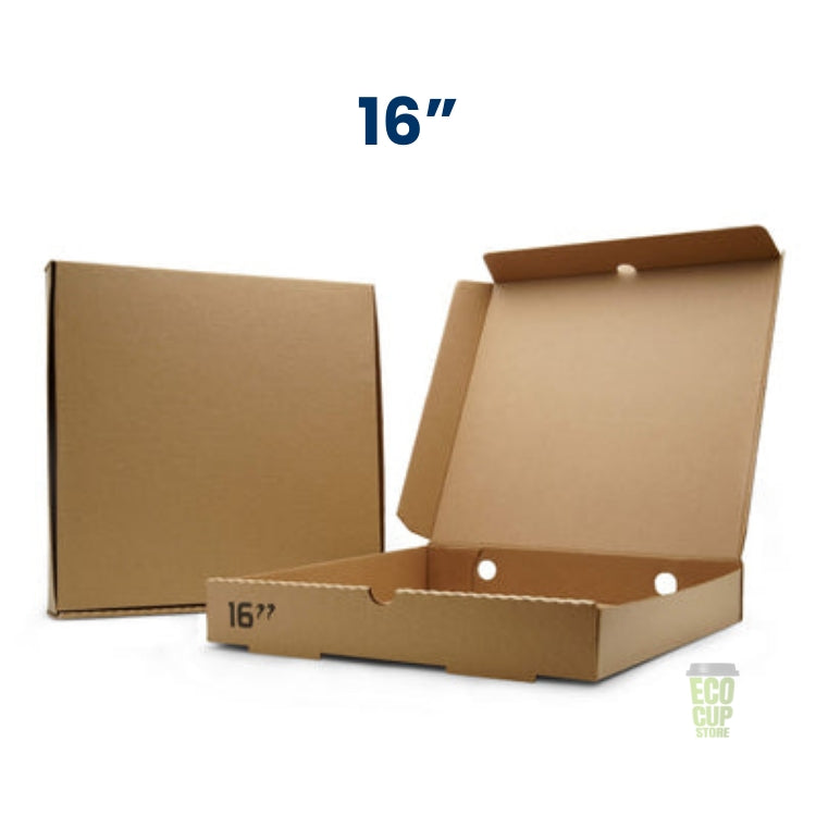 Brown Plain Pizza Boxes