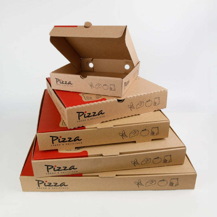 Kraft Printed Piza Boxes