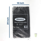 Heavy Duty Black Sacks 50l