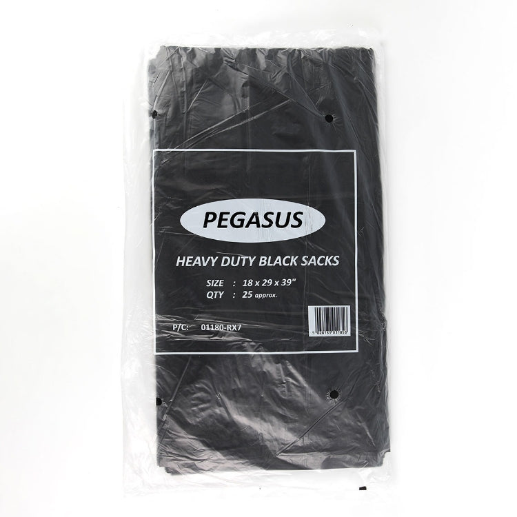 Heavy Duty Black Sacks 50l