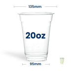 CE Plastic Recyclable Pint Cup