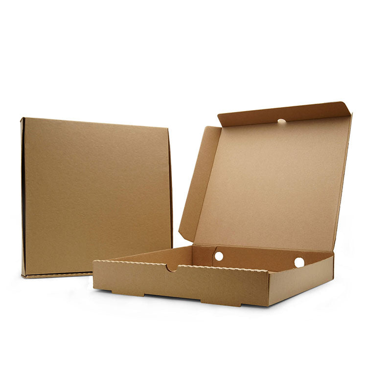 Brown Plain Pizza Boxes