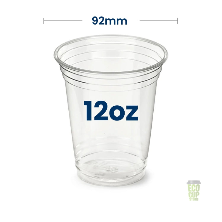 Clear Squat rPET cold cups