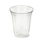 Clear Squat rPET cold cups