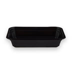 Black Base Microwavable Rectangular Container