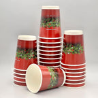 Christmas Red Wreath Double Wall Cups