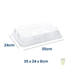 Rectangular Sandwich Platter Lids