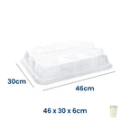 Rectangular Sandwich Platter Lids