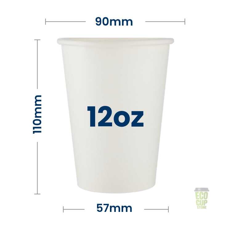 White Single Wall Cups