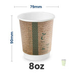 79-Series Double Wall Brown Kraft Cup