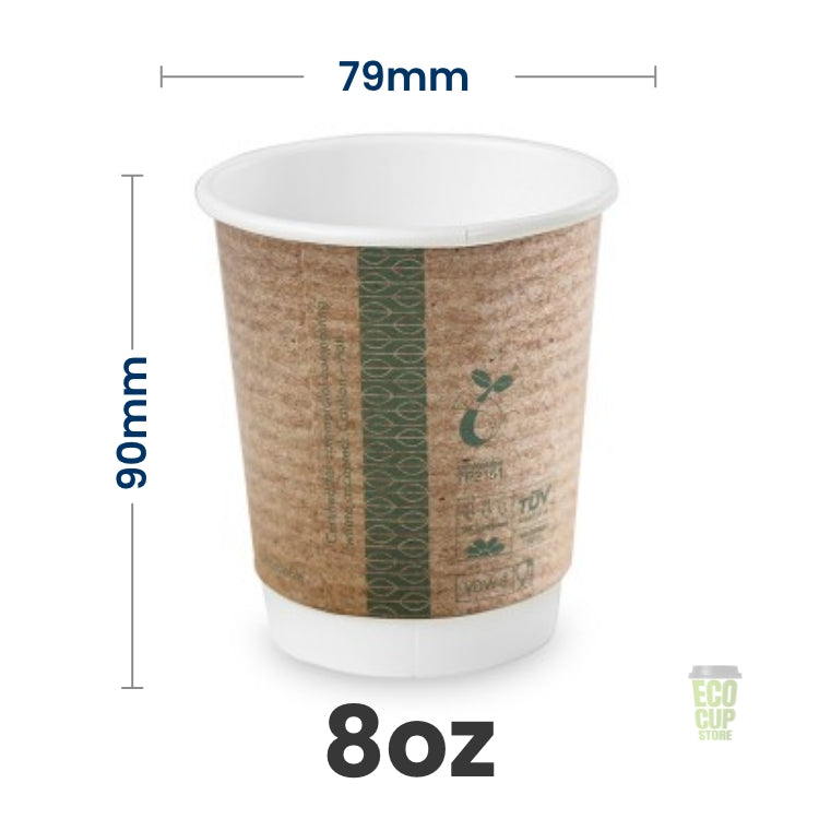79-Series Double Wall Brown Kraft Cup