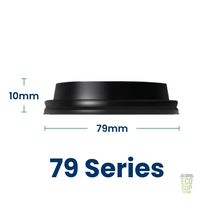 79-Series Paper Hot Cup Lid (Black)