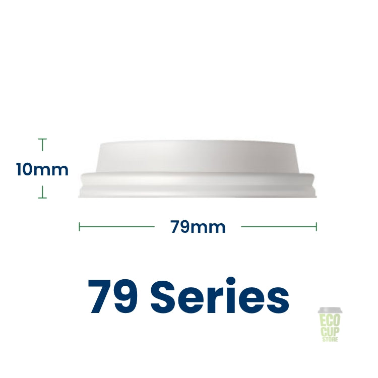 79-Series Paper Hot Cup Lid (White)