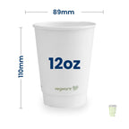 89-series Double Wall White Cup