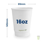 89-series Double Wall White Cup
