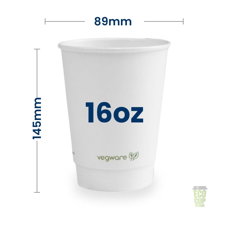 89-series Double Wall White Cup