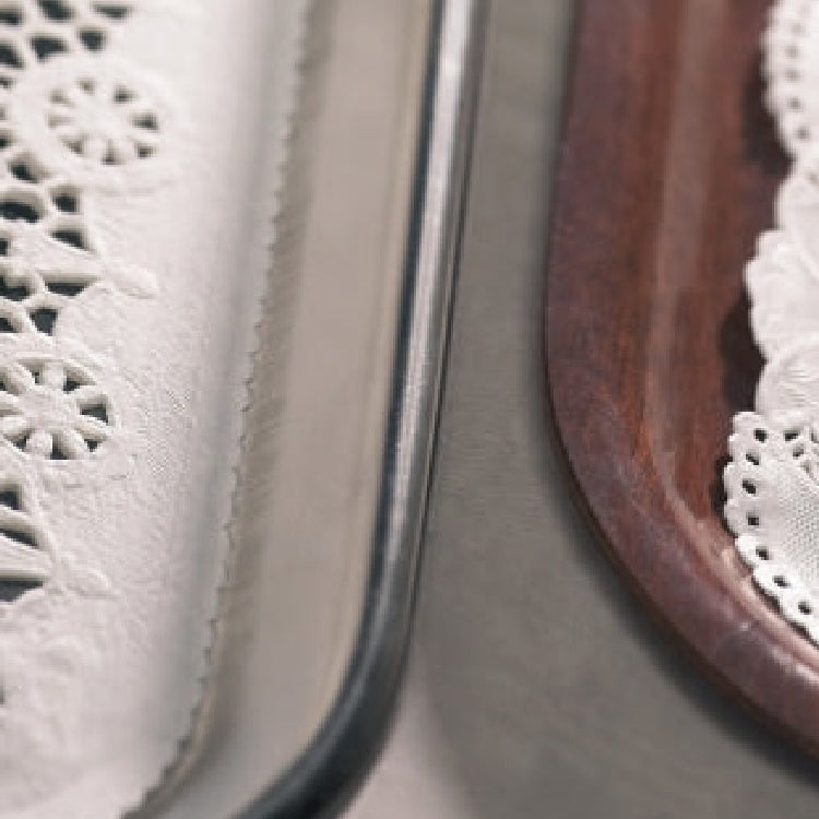 White Doyley Tray Paper