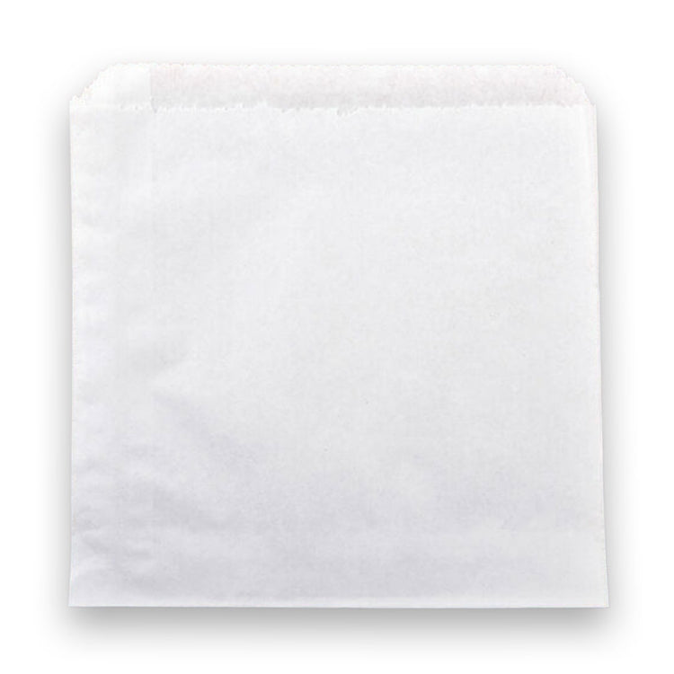 Strung White Sulphite Paper Bags