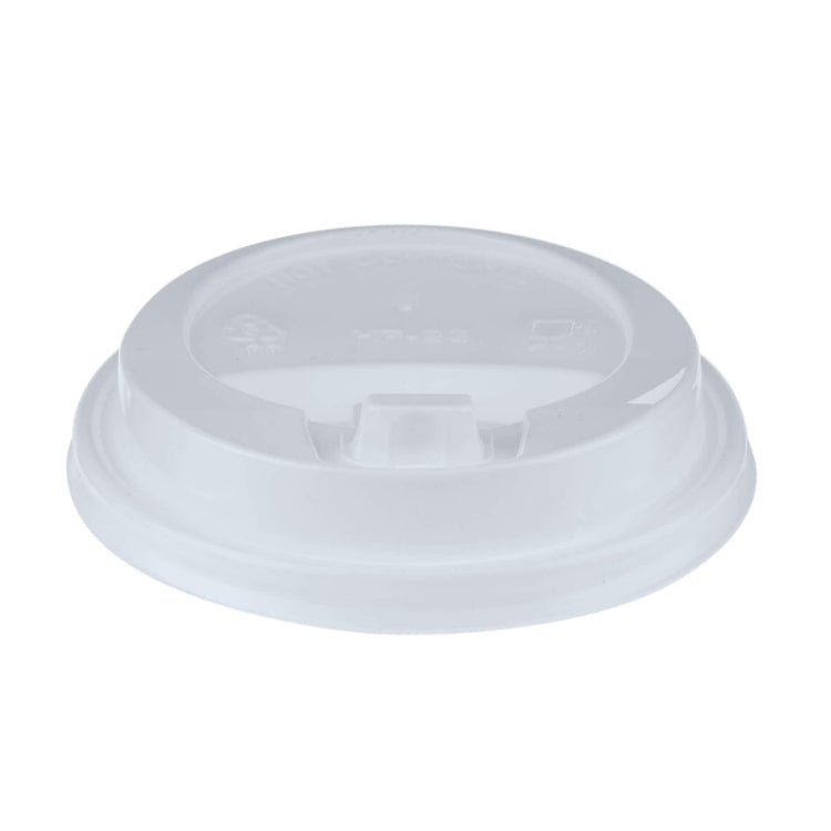 White Reclosable Sip Thru Lids