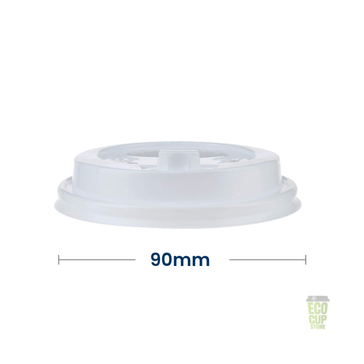 White Reclosable Sip Thru Lids
