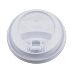 White Reclosable Sip Thru Lids