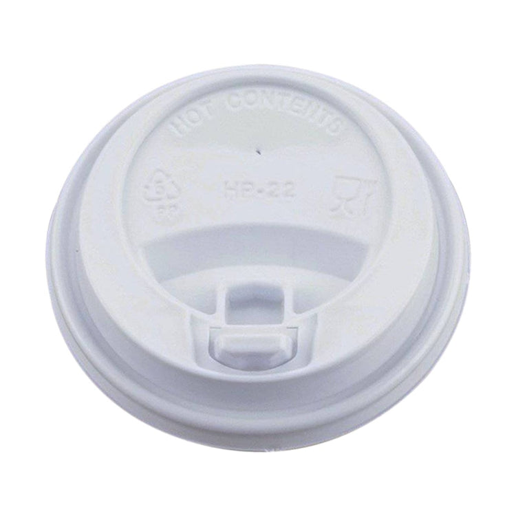 White Reclosable Sip Thru Lids