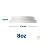 White Sip Thru Lids