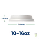 White Sip Thru Lids