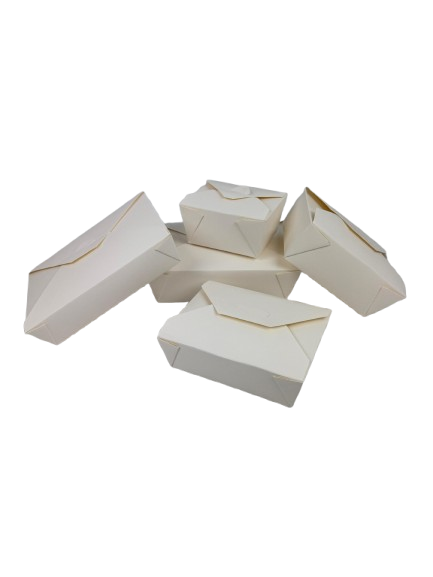 White Kraft Takeaway Food Boxes