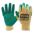 Aurelia 110 10gg Dry Green Crinkled Latex Palm Coated Gloves