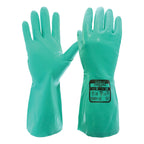 Aurelia 301 Chem-Max Green flocklined nitrile chemical glove