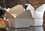 White Kraft Takeaway Food Boxes