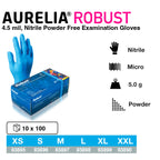 Aurelia Robust Powder Free Nitrile Gloves